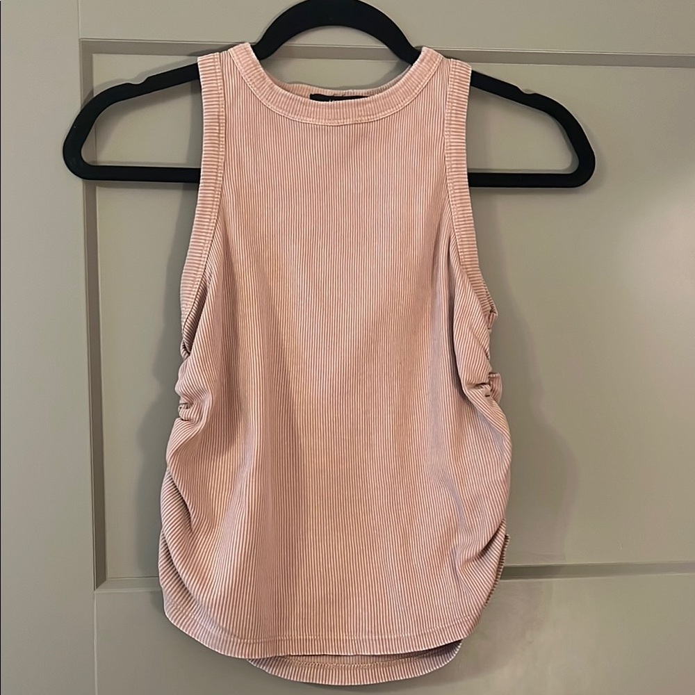 Nude Ribbed Women's Tank